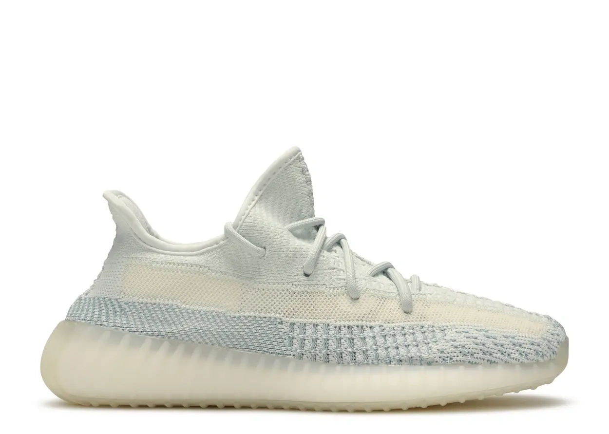 Yeezy Boost 350 V2 Cloud White — render oficial