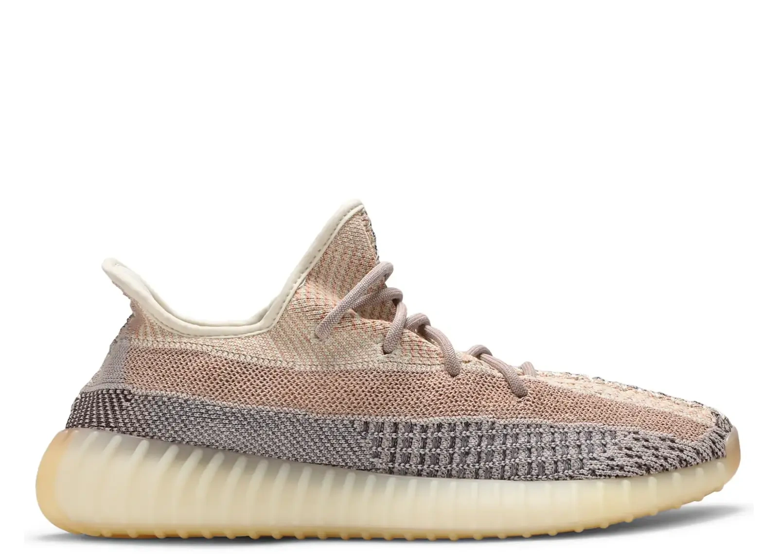 Yeezy Boost 350 V2 Ash Pearl — render oficial