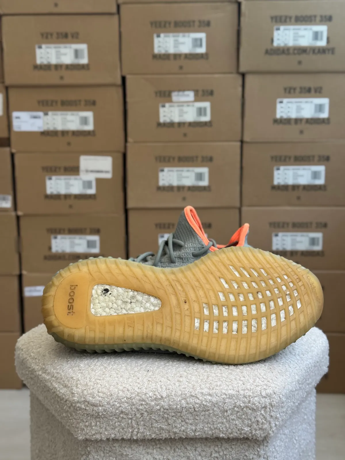 Yeezy Boost 350 V2 Dessert Sage — mărimea 43 1/3 — foto 6
