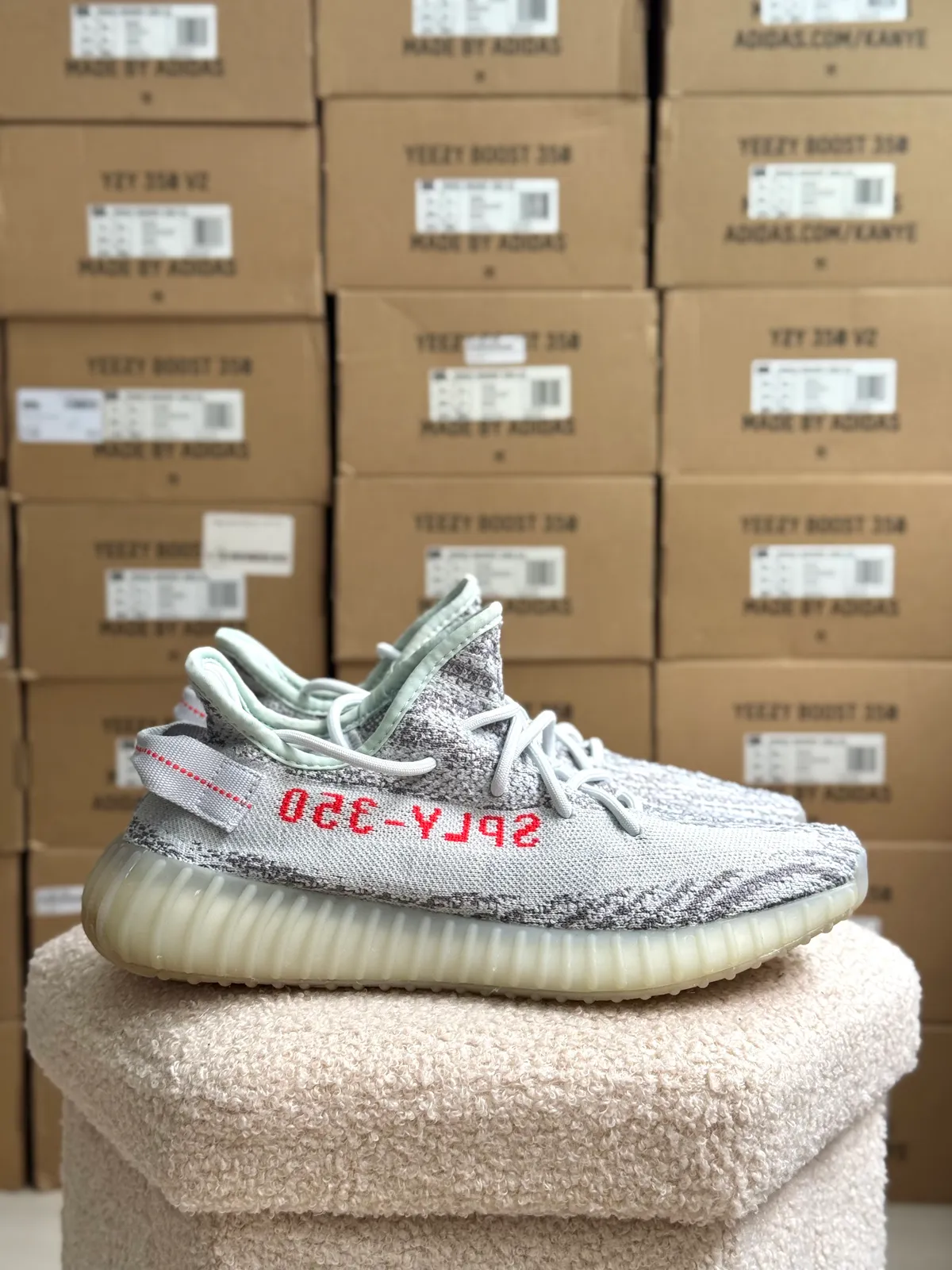 Yeezy Boost 350 V2 Blue Tint — mărimea 42 2/3 — foto 5
